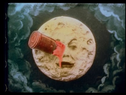 Copia restaurada de 'Viaje a la Luna', de Georges Melies de 1902.