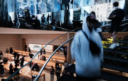 Tienda Apple, en la Quinta Avenida de Nueva York (EE UU).