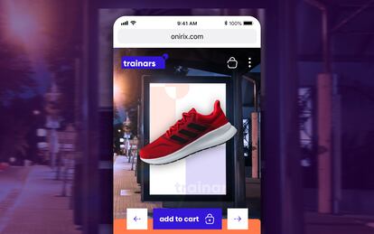 Imagen de una campaña en la que se utiliza la realidad aumentada.