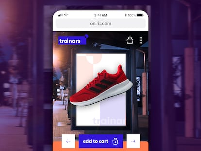Imagen de una campaña en la que se utiliza la realidad aumentada.
