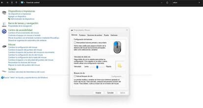 Ratón Panel de control