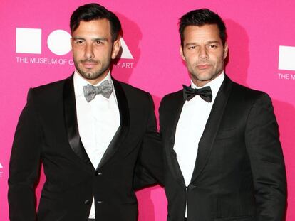 Ricky Martin, con Jwan Yosef.