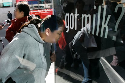 Un anuncio de la campaaña 'Got Milk?' en San Francisco, en una imagen de archivo.