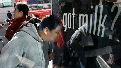 Un anuncio de la campaaña 'Got Milk?' en San Francisco, en una imagen de archivo.