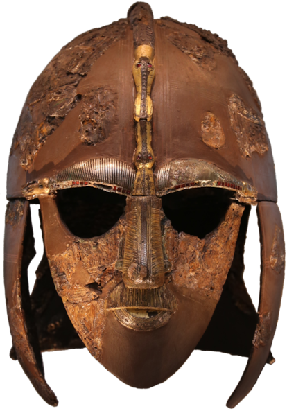 El famoso casco de Sutton Hoo.