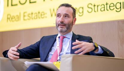 Reoberto Cibeira, CEO de Pontegadea, este jueves en el encuentro IESE Real Estate.