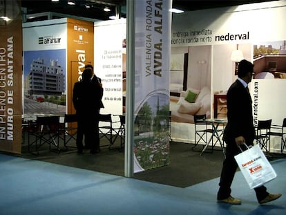 La jornada inaugural de la feria inmobiliaria Urbe presentó ayer una escasa asistencia de clientes.