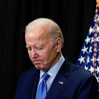 Joe Biden durante un discurso, en noviembre de 2023.