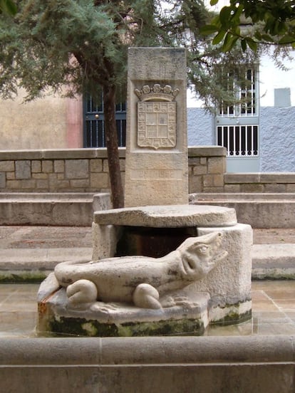 El monumento al Lagarto de la Magdalena, en la ciudad de Jaén.