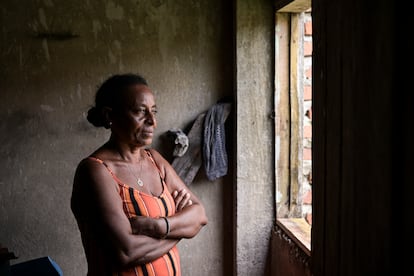  Ángela, madre de Ilsy Johana Arboleda, en su casa deTumaco.