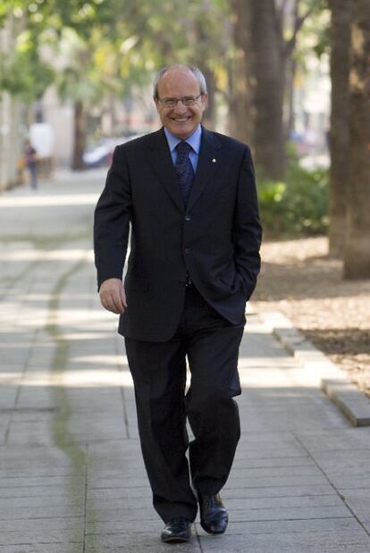 José Montilla, en la rambla del Raval de Barcelona.