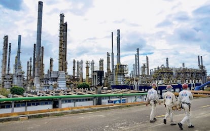 Planta petroquímica en Camacari, Brasil.