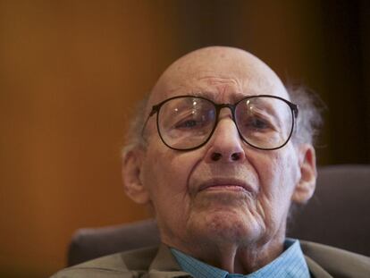 Marvin Lee Minsky, fotografiado en Madrid, en junio de 2014.