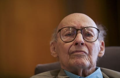 Marvin Lee Minsky, fotografiado en Madrid, en junio de 2014.