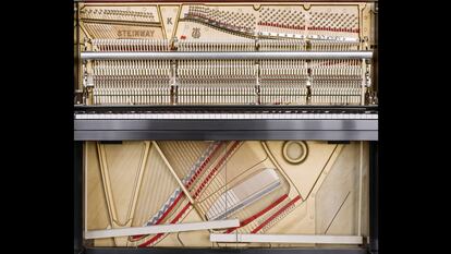 El sonido de un Steinway proviene de la armonía entre 12.000 piezas que lo componen. 