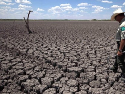 San Angelo (Texas), durante a seca de 2011.