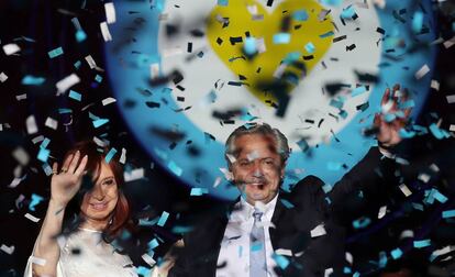 Alberto Fernandez y Cristina Kirchner en Buenos Aires el pasado diez de diciembre.