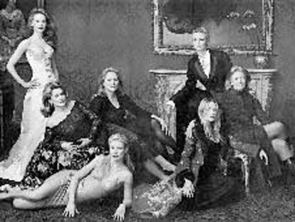 De izquierda a derecha, Nicole Kidman, Catherine Deneuve, Meryl Streep, Gwyneth Paltrow, Cate Blanchett, Kate Winslet, Vanessa Redgrave, Chloe Sevigny, Sofía Loren y Penélope Cruz.