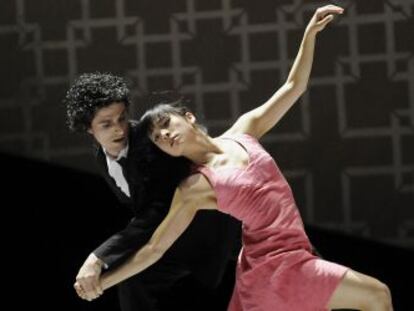 Una escena de 'El secreto de Barba Azul', en el montaje del Ballet del Teatro Nacional de Wiesbaden.