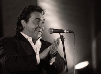 El cantaor Fernando Terremoto, en 1994.