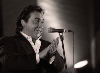 El cantaor Fernando Terremoto, en 1994.