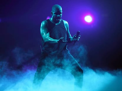 Drake act&uacute;a en el O2 Arena el pasado 10 de marzo, en Londres. 