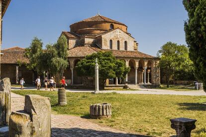 Chiesa di Santa Maria Assunta, del siglo XI, en la isla de Torcello, en la laguna de Venecia.