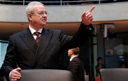 El exconsejero delegado de Volkswagen, Martin Winterkorn.