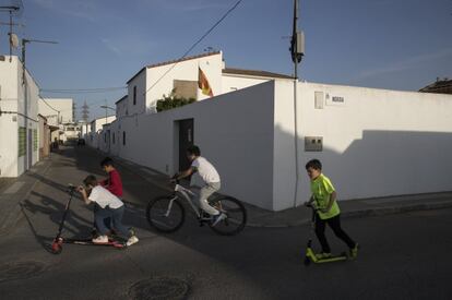 Una calle de Villafranco, municipio que pertenece a Badajoz.