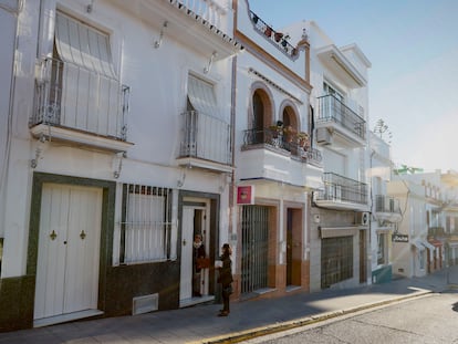 Calle de la localidad de Montellano (Sevilla) donde vivía el menor detenido por su presunta relación con el yihadismo este domingo.