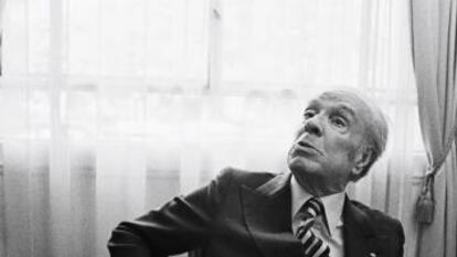 Jorge Luis Borges em foto de 1979, em Paris.