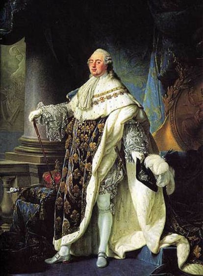 Luis XVI de Francia en un retrato de A. F. Callet (1741-1823)
