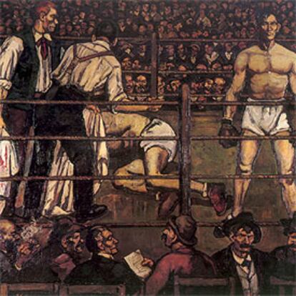 &#39;El boxeador&#39; (1926), óleo de José Gutiérrez Solana, de la colección del Banco Urquijo.