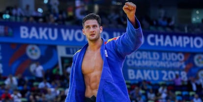 Nikoloz Sherazadishvili, el día que se convirtió en campeón mundial de judo.