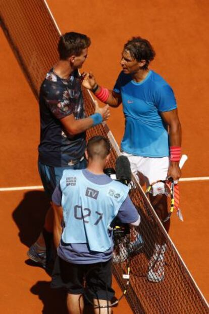 Berdych felicita a Nadal por la victoria