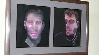 Dos de las obras de Francis Bacon robadas en Madrid.