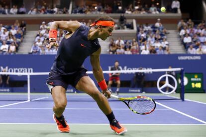 Nadal, durante un partido en el último US Open de Nueva York.