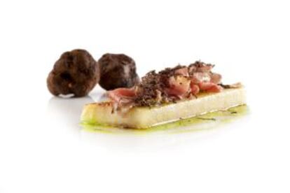 Melón y presa ibérica.