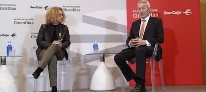 Clara Arpa, presidenta de Pacto Mundial de Naciones Unidas España y José Luis Suárez, director del campus del IESE en Madrid