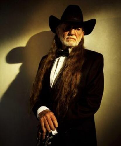 El cantante, compositor y actor estadounidense Willie Nelson. 