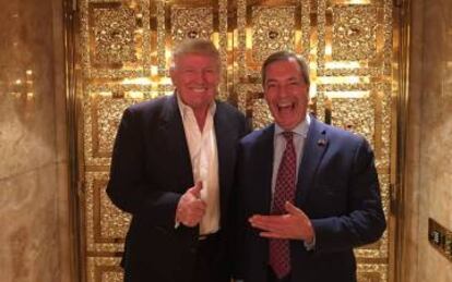 Trump y Farage, 'yes we won'.