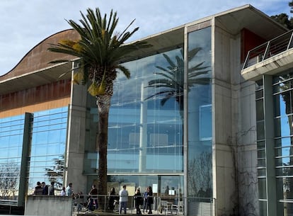 Fachada de la Escuela Judicial en Barcelona.