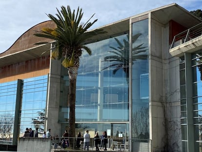 Fachada de la Escuela Judicial en Barcelona.