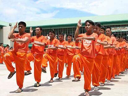 Presos de la cárcel filipina de Cebu