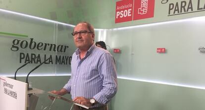 El secretario de Organización del PSOE andaluz, Juan Cornejo.