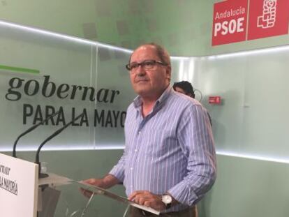 El secretario de Organización del PSOE andaluz, Juan Cornejo.