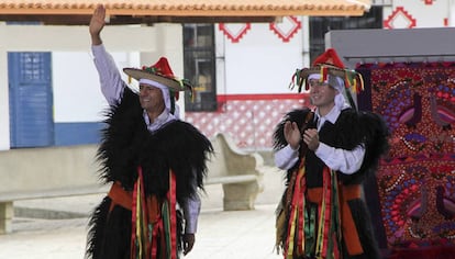 El presidente Peña Nieto y el gobernador Velasco en San Juan Chamula, en 2014.