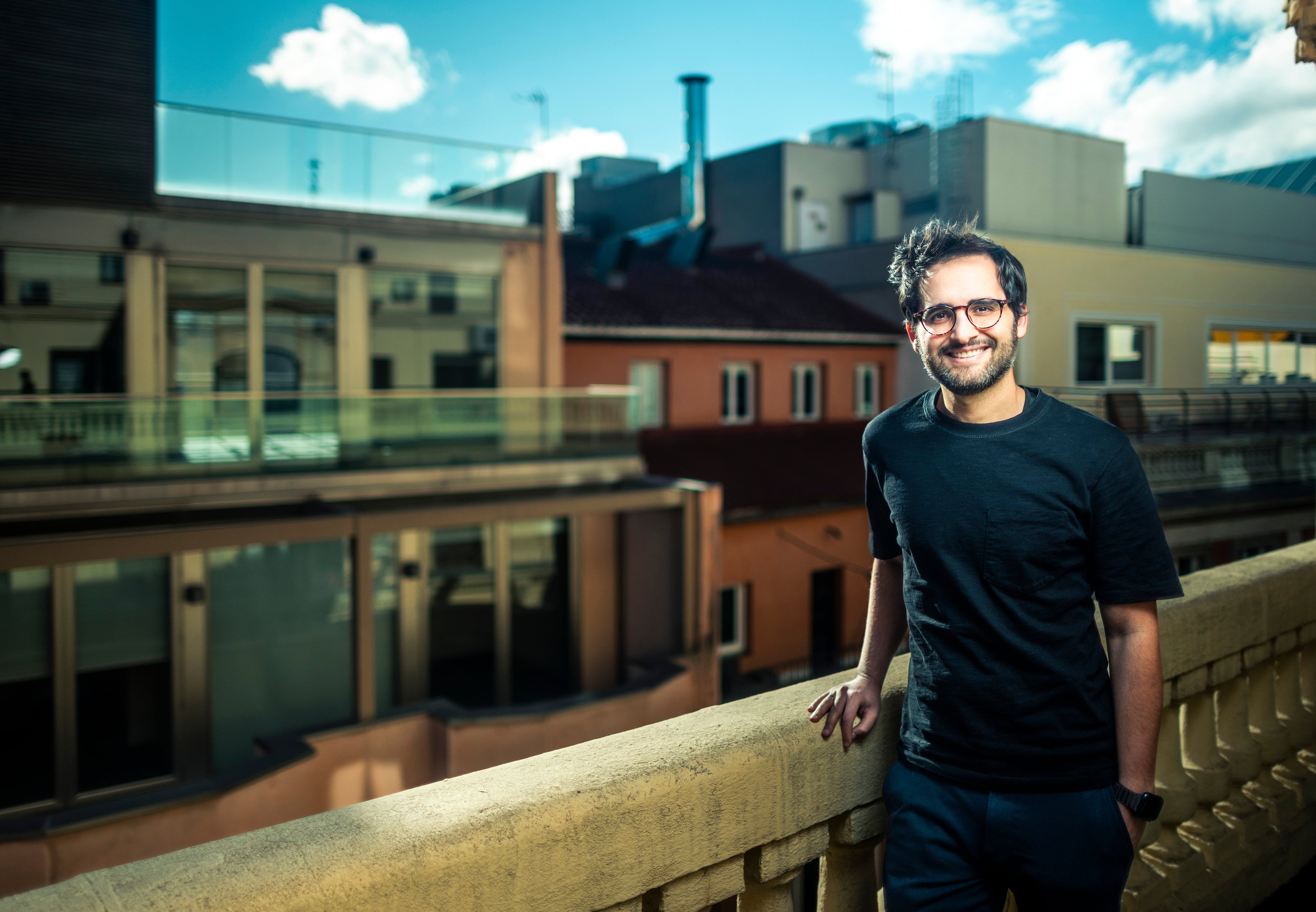 Victoriano Izquierdo, en la sede de Graphext en Madrid.