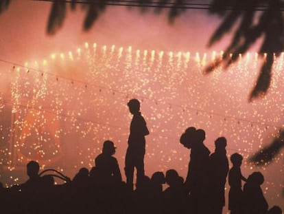 Celebración de las tradicionales 'festas juninas' en la ciudad de Nazaré, cerca de Salvador de Bahía (Brasil).