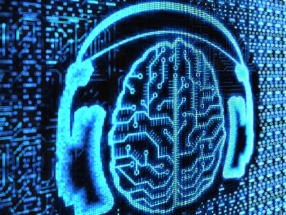 brains in headphones